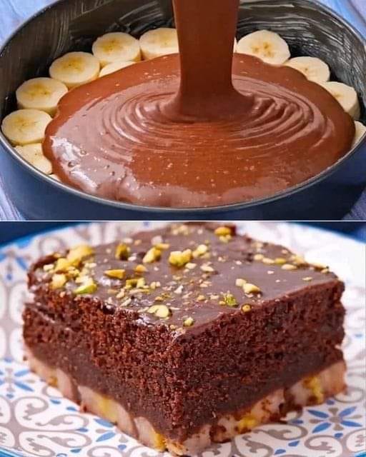 Air Fryer Chocolate banana cake