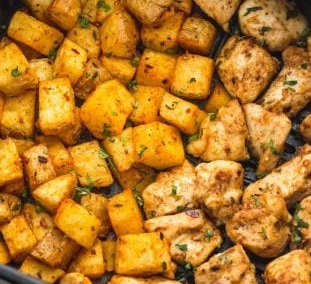 Air-Fryer-Chicken-and-Potatoes