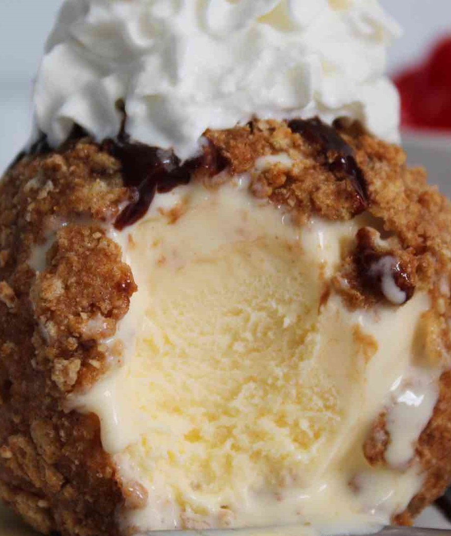 air fryer fried ice cream