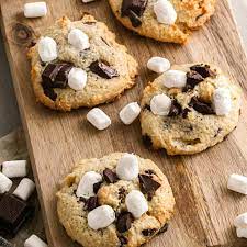 Almond Flour S’mores Cookies