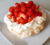 Air Fryer Pavlova Strawberries
