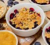 Air Fryer Blueberry Cobbler