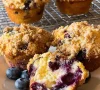Gluten Free Blueberry Streusel Muffins