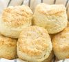 Buttermilk biscuits made with freshly milled soft white wheat