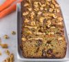 Carrot, banana, zucchini & walnut loaf