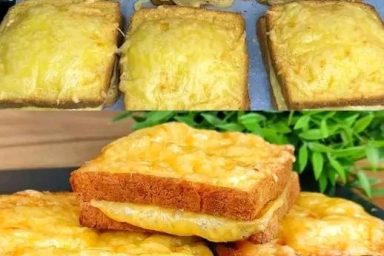 Air Fryer 3-Ingredient Cheese Toast