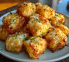 Air Fryer Cheesy Potato Bites
