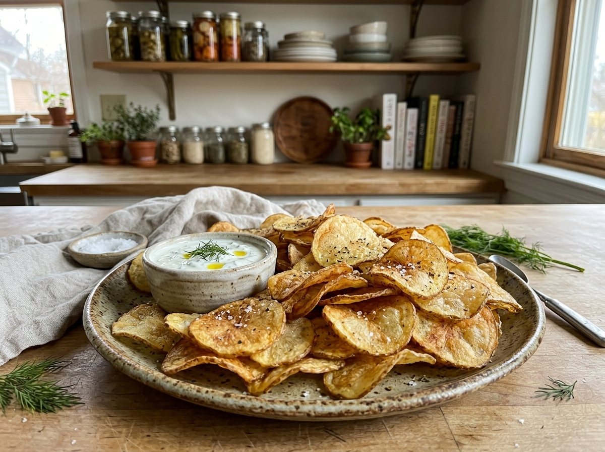 Air Fryer Sliced Potatoes