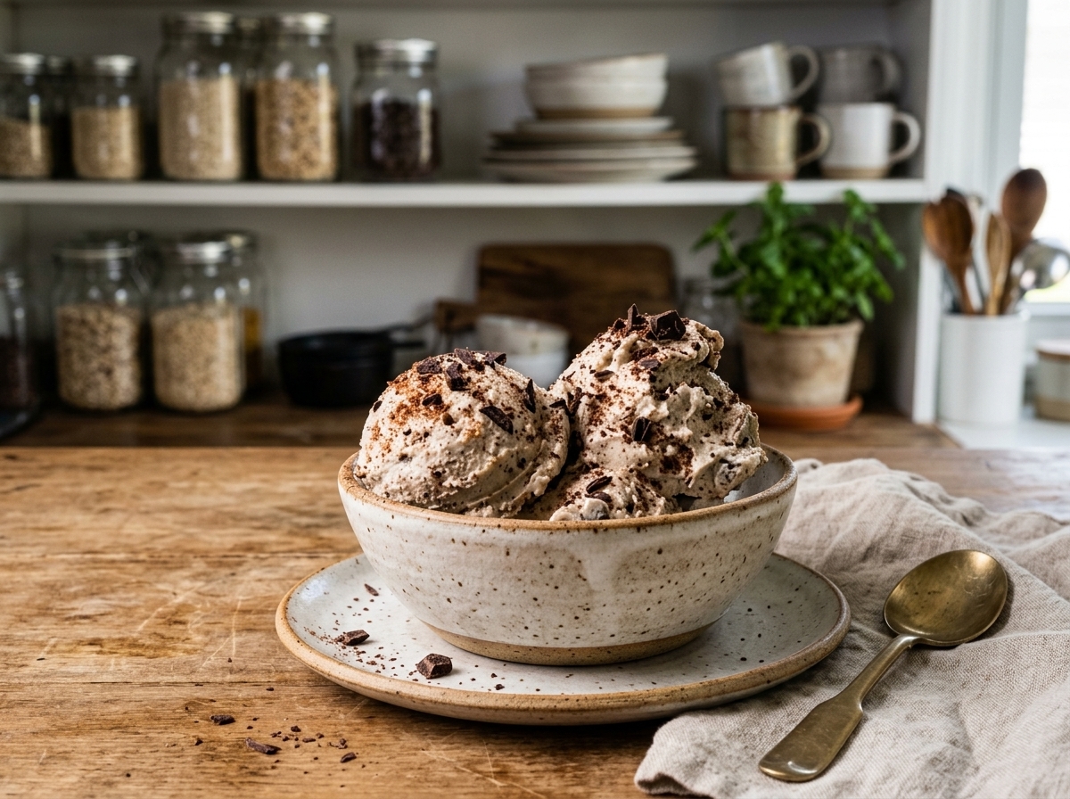 High Protein Cookie Dough Protein Ice Cream Recipe