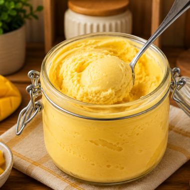 High Protein Mango Ice Cream - CP