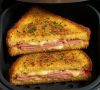 Air Fryer Ham & Cheese Sandwich