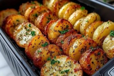 Air Fryer Sliced Potatoes