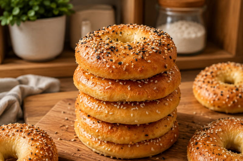 High Protein Bagels