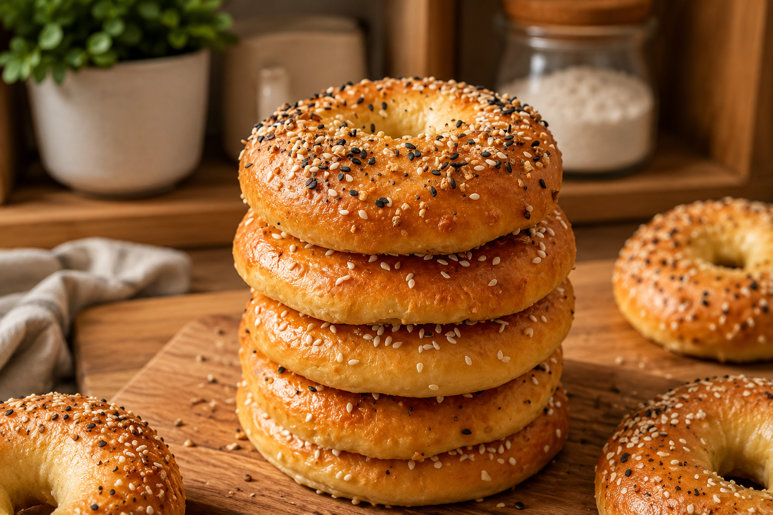High Protein Bagels Simple Recipe
