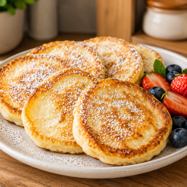 Quick Cottage Cheese Pancakes - CP