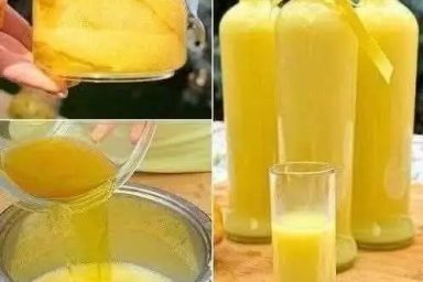 Lemon ginger water