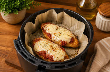 Air Fryer Cheesy Mozzarella Chicken - CP