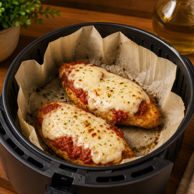 Air Fryer Cheesy Mozzarella Chicken - CP