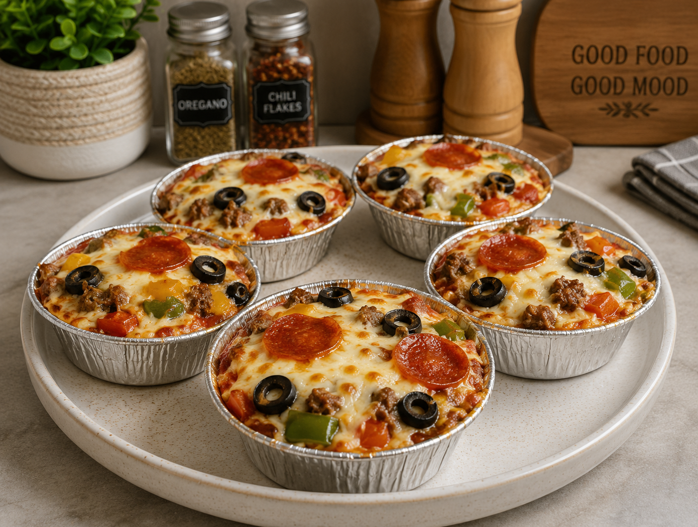 Crustless Pizza Bowl